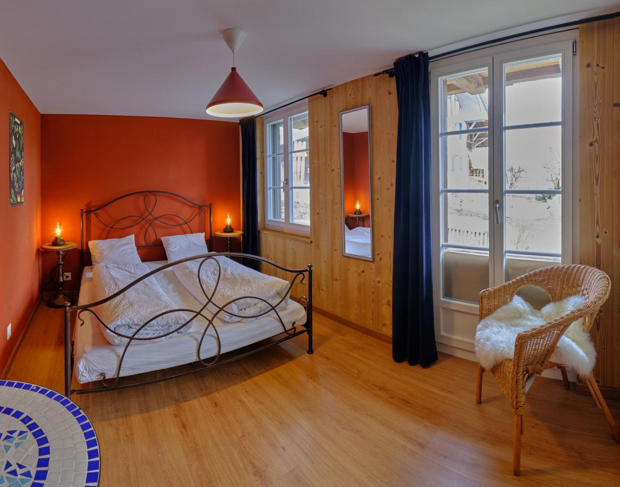 Uelis-Stoeckli-Gaestezimmer Auf Bauernhof Mit Billiard Und Alpakatrekking Meikirch Extérieur photo